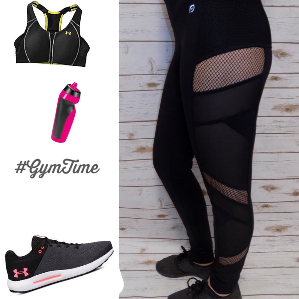 NEW Mesh Inset Active Leggings